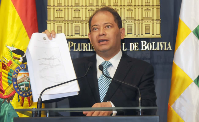 Ministro de Gobierno Carlos Romero. Foto: ABI