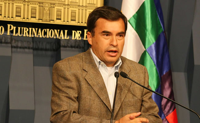 Ministro de presidencia, Juan Ramón Quintana. Foto: ABI