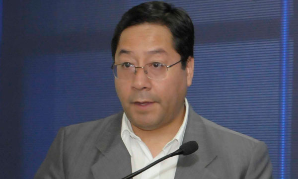 Luis Arce, ministro de Economía y Finanzas Públicas. Foto: ABI