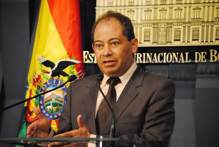Ministro de Gobierno. Carlos Romero. Foto: ABI
