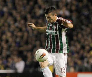 El jugador del Fluminense, Wagner. Foto: EFE