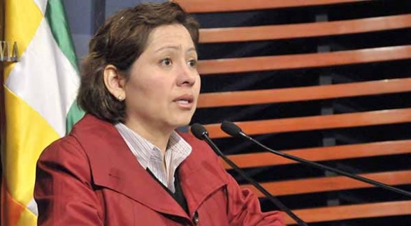 Ministra de Planificación, Viviana Caro. Foto: ABI