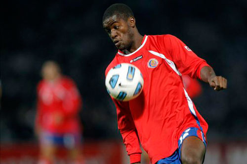El jugador del seleccionado de Costa Rica, Joel Campbell. Foto: EFE
