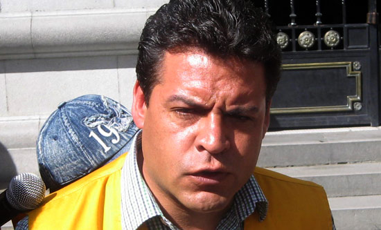 Luis Revilla, alcalde de la ciudad de La Paz. Foto: ABI