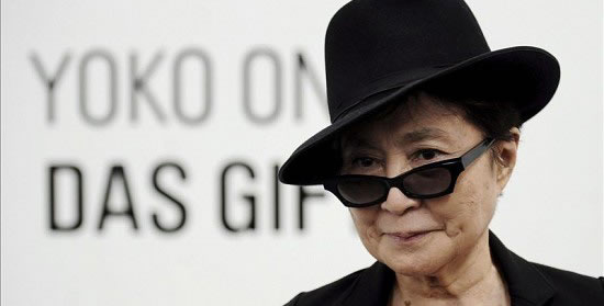 Yoko Ono. Foto: EFE