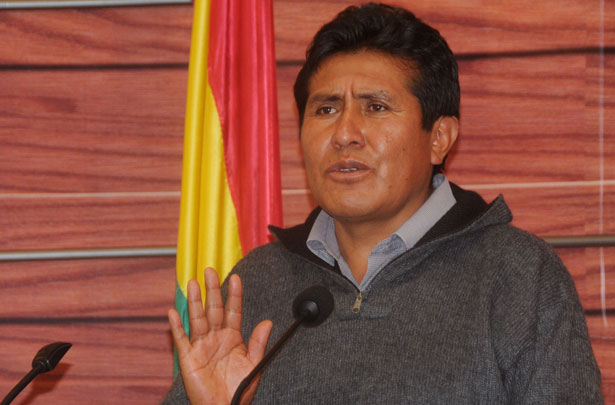 Eugenio Rojas, senador del Movimiento al Socialismo (MAS). Foto: ABI