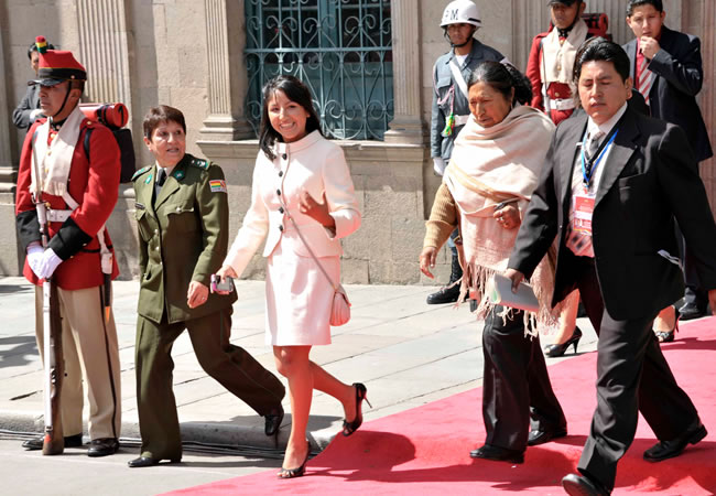 El Estado Plurinacional de Bolivia celebra su tercer aniversario. Foto: ABI