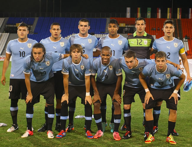 Equipo de Uruguay. Foto: EFE