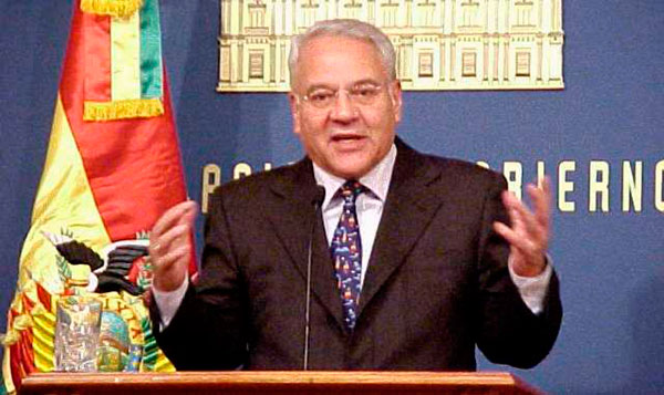 El expresidente de Bolivia, Gonzalo Sánchez de Lozada. Foto: ABI