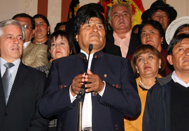 Presidente boliviano Evo Morales. Foto: ABI