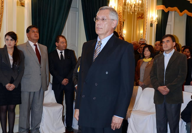 El Embajador de Bolivia ante tribunales internacionales, Eduardo Rodríguez Veltzé. Foto: ABI