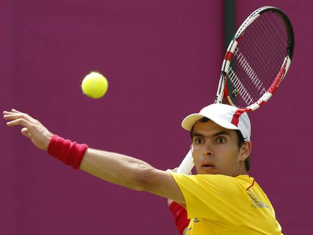 El tenista colombiano Santiago Giraldo. Foto: EFE