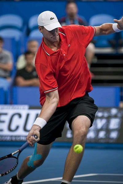 El tenista estadounidense John Isner. Foto: EFE