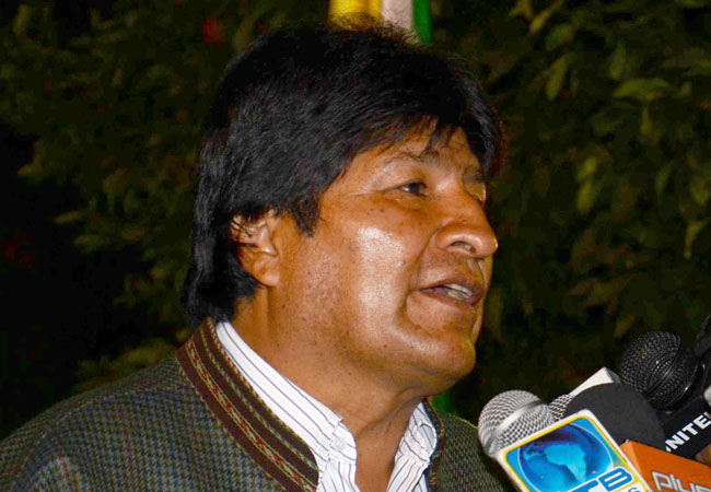 Evo Morales, presidente del Estado Plurinacional de Bolivia. Foto: ABI