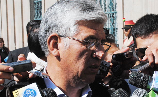 Mario Virreira, ministro de Minería. Foto: ABI