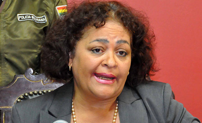 Betty Tejada, presidenta de la Cámara de Diputados. Foto: ABI
