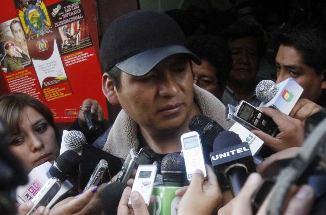 Juan Carlos Trujillo, secretario ejecutivo de la Central Obrera Bolivia (COB). Foto: ABI