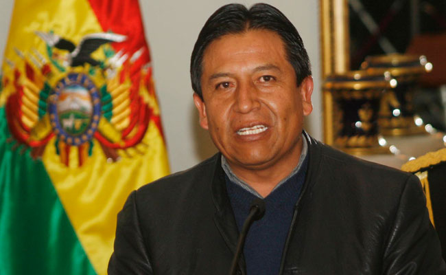 David Choquehuanca, ministro de Relaciones exteriores de Bolivia. Foto: ABI