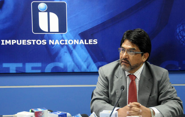 Roberto Ugarte, presidente del Servicio de Impuestos Nacionales (SIN). Foto: ABI