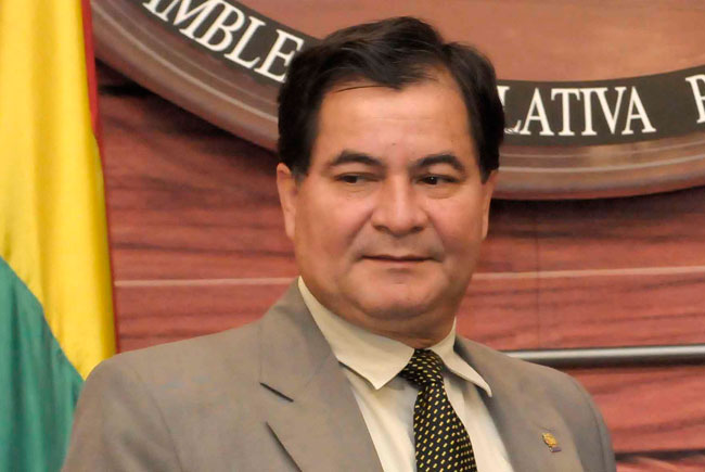 Roger Pinto, senador por el partido opositor, Convergencia Nacional. Foto: ABI