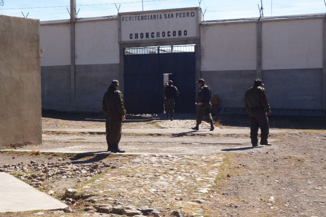 Prisión de máxima seguridad "San Pedro" de Chonchocoro. Foto: ABI