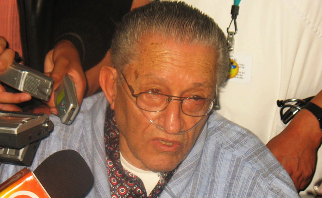 El ex dictador Luis García Meza Tejada. Foto: ABI