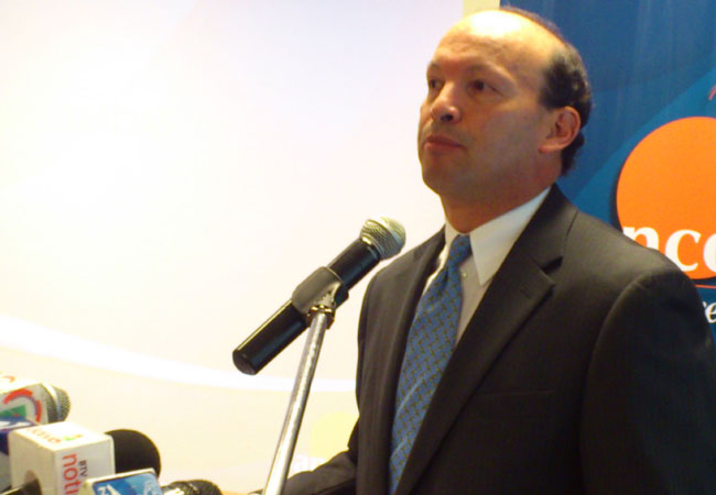 Kurt Koenigsfest, presidente de la Asociación de Bancos Privados de Bolivia. Foto: ABI