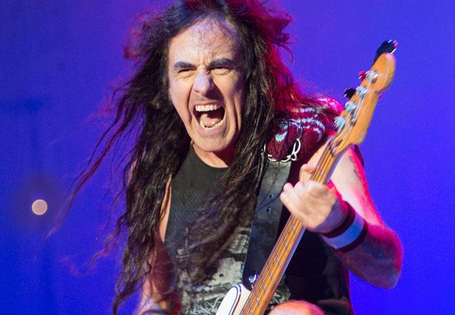 Steve Harris, guitarrista del grupo británico Iron Maiden. Foto: EFE