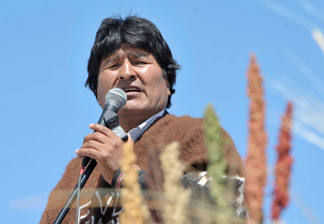 Presidente Evo Morales celebra el día Internacional del Turismo. Foto: ABI