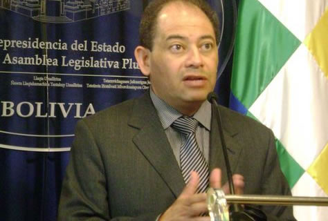 Ministro de Gobierno, Carlos Romero. Foto: ABI