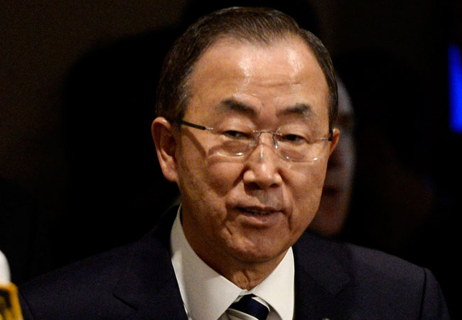 Ban Ki-moon, secretario general de la ONU. Foto: EFE