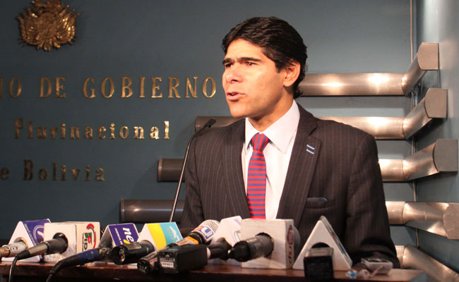 Jorge Pérez, viceministro de Régimen Interior. Foto: ABI
