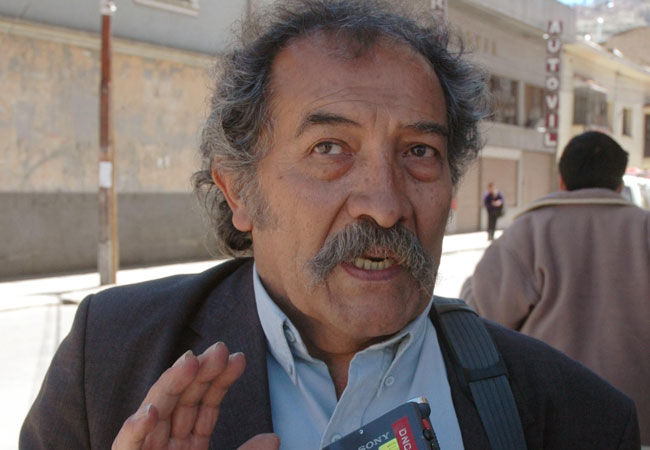 Luis Rico, cantautor boliviano. Foto: ABI