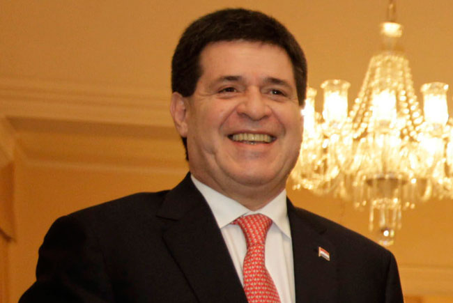 Horacio Cartes, presidente de Paraguay. Foto: EFE