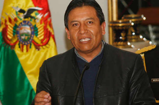 David Choquehuanca, ministro de Relaciones Exteriores. Foto: ABI