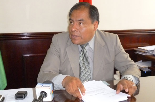 José Ponce, fiscal de Distrito de La Paz. Foto: ABI