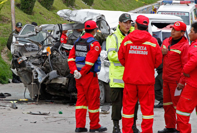 El accidente más grave se registró en la autopista que une las ciudades de La Paz y El Alto el pasado lunes 30. Foto: ABI