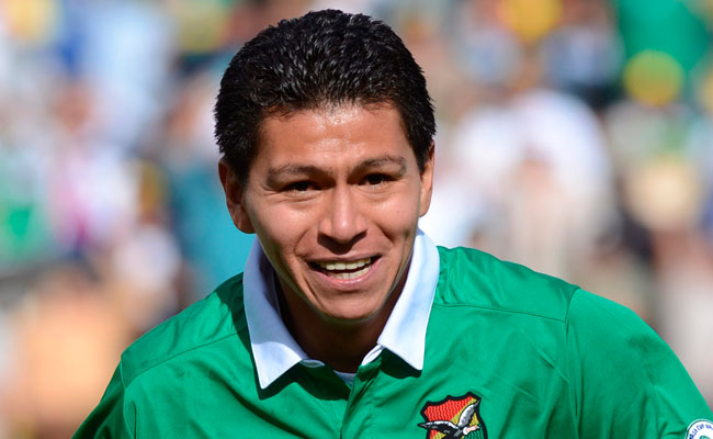 Carlos Saucedo Urgel en su paso por la Selección de Bolivia. Foto: EFE