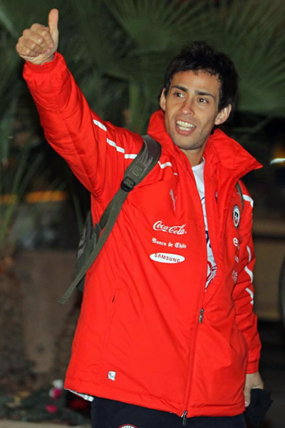 Imagen de archivo del futbolista chileno Jorge Valdivia. Foto: EFE
