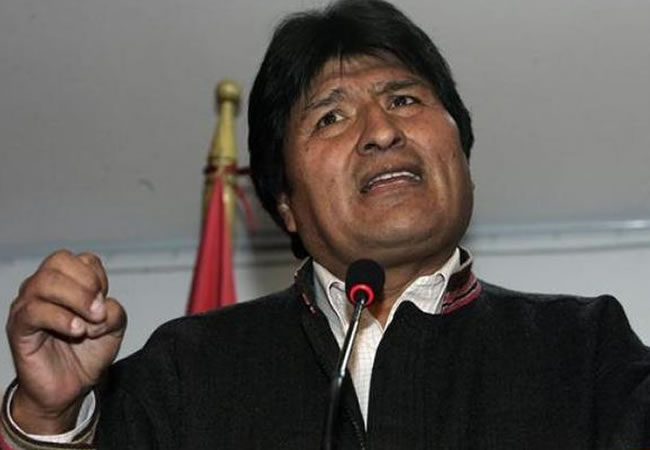 El presidente boliviano, Evo Morales. Foto: EFE