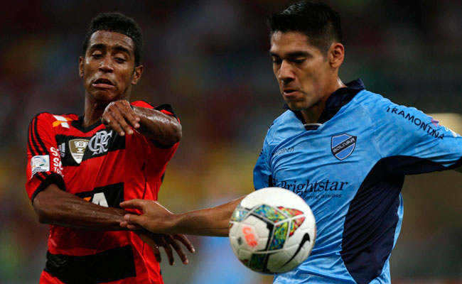 Bolívar recibirá a Flamengo en el estadio Hernando Siles, este miércoles 19. Foto: EFE