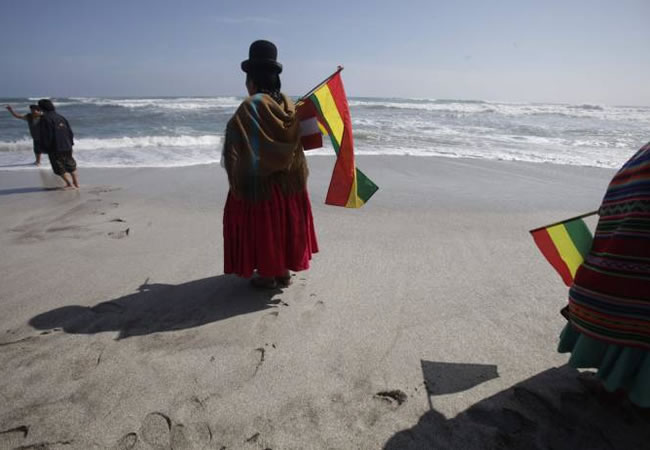 Bolivia perdió sus 400 km de litoral en una guerra librada a finales del siglo XIX contra Chile y desde entonces reclama a ese país una salida al Pacífico. Foto: EFE