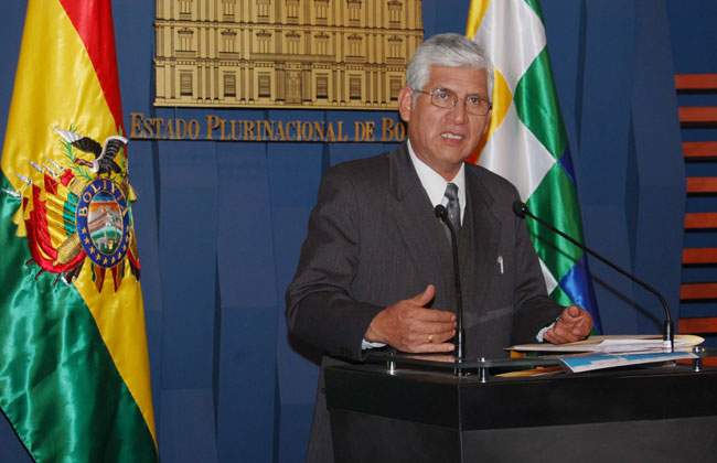 Mario Virreira, ministro de Minería. Foto: ABI
