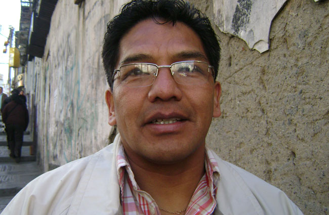 Jorge Silva, concejal de La Paz por el Movimiento Al Socialismo. Foto: ABI