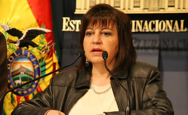 Ministra de Desarrollo Productivo, Teresa Morales. Foto: ABI