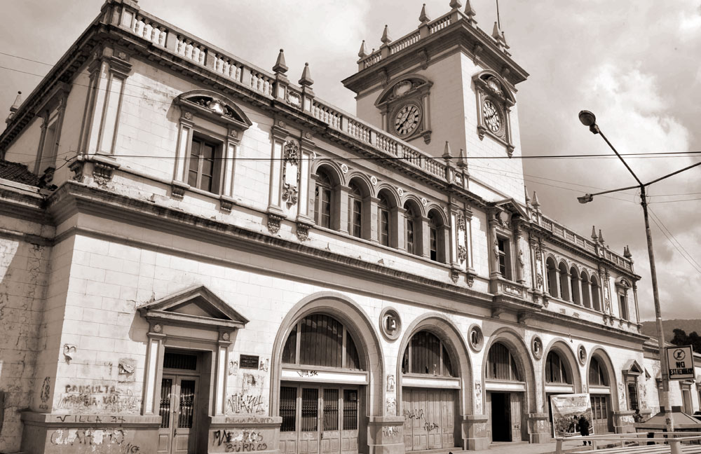 Ex Estación Central de Ferrocarriles de la ciudad de La Paz. Foto: ABI