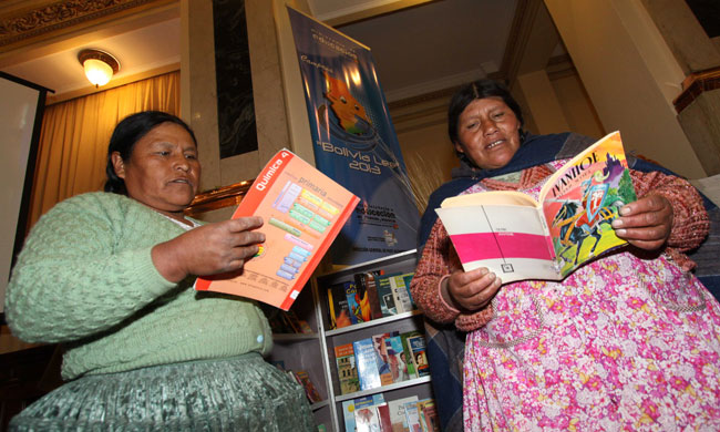 Este domingo 11 de mayo se celebrará una nueva versión de la campaña "Bolivia lee". Foto: ABI