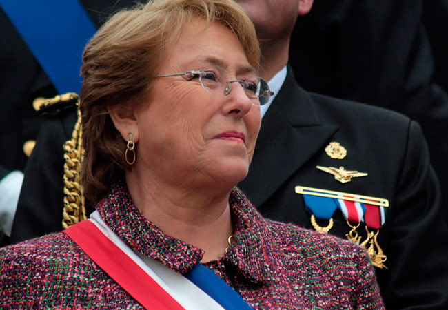 La presidenta de Chile, Michelle Bachelet. Foto: Presidencia de Chile. Foto: EFE