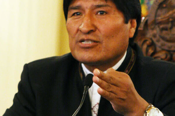 Presidente Evo Morales. Foto: ABI