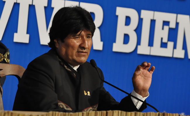 Evo Morales en la Cumbre G77 más China. Foto: ABI
